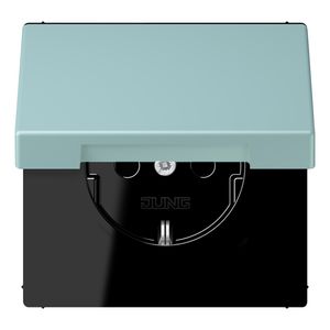 Wandcontactdoos met R/A klapdeksel slagvast LC32033