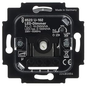 Draaidimmer 100VA led 250 W/VA inb