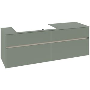 Wastafelonderkast Collaro 1600x548x500mm Soft Green C026B0AF