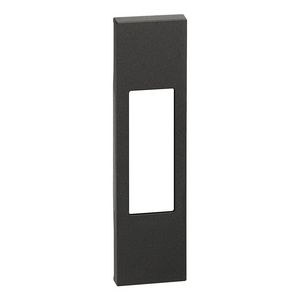 Sierplaat 2P/trek. zwart 1 module LivingNow