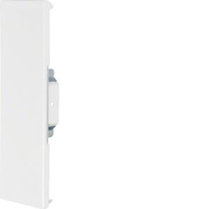 Eindplaat staal voor goot BRS 65x210mm helderwit
