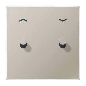 Afdekking LS1912 edelstaal 2x hevel jal.kegel