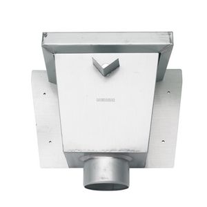 Vergaarbak zink vierkant model (junior) 60mm