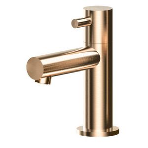 Fonteinkraan MICRO 1-K sprong 91mm aansl.1/2" geborsteld honing goudkleur