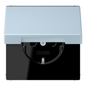 Wandcontactdoos met R/A klapdeksel slagvast LC32022