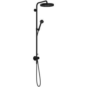Showerpipe 280 1 straalsoort EcoSmart inbouw thermostaat AXOR One mat zwart