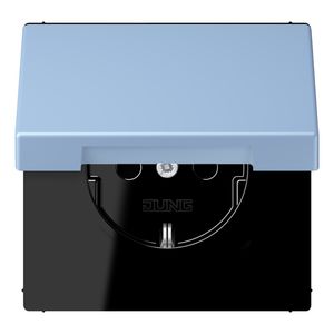 Wandcontactdoos met R/A klapdeksel slagvast LC32021