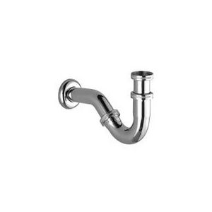 Overk. rond Bidet buissifon 1 1/4" messing geborsteld