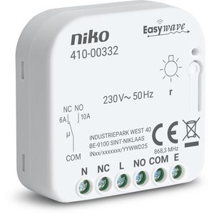RF-ontvanger, potentiaalvrij, 1 wisselcontact, inbouw