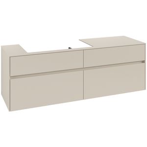 Wastafelonderkast Collaro 1600x548x500mm Cashmere Grey C02600VN