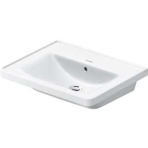 D-NEO #236760 wastafel 600mm wit zonder kraangat