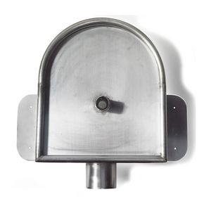 Vergaarbak zink Oud Amsterdam model 80mm