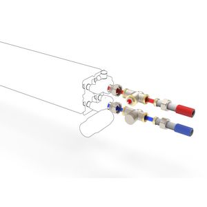 Aansluitset 275 ¾EC Fe/Cuø12/1 naar wand