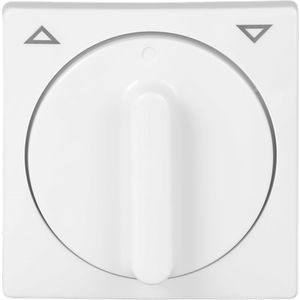 Centraalplaat + knop voor jal draai SI-B-alpinwit (2542 DR-914)