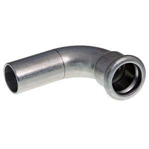 Insteekbocht 90° Xpress RVS 304L(1.4301) 28x spie 28mm R2411