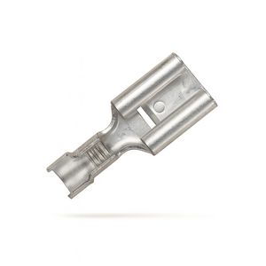 Kist a 100st. Ongeisol. vlaksteker F-krimp 9,5x0,8mm 4,0-6,0