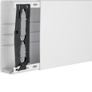 Bodemprofiel + deksel 60x190mm LF verkeerswit VVE=2