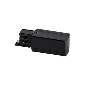 3-Fase rail eindvoeding (aarde links) zwart 41093212