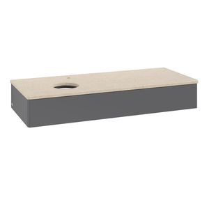 Wastafelonderkast Antao 1200x190x500mm Antr. Matt Lacquer L11053GK
