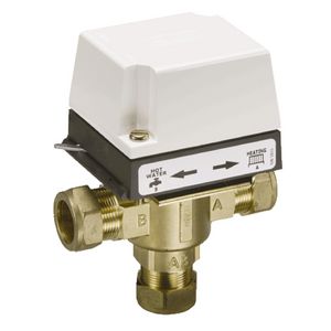 Zoneafsluiters HS3 22mm 3 Port valve complete