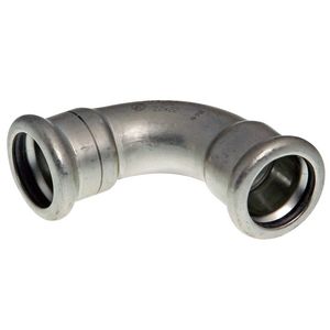 Bochtkoppeling 90° Xpress RVS 304L(1.4301) 28x28mm R2408