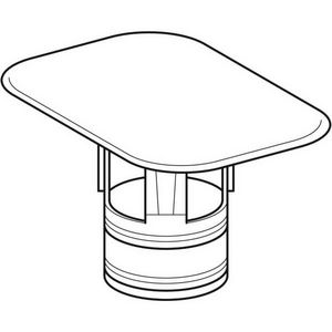 Afvoerdeksel voor wastafel 595755000