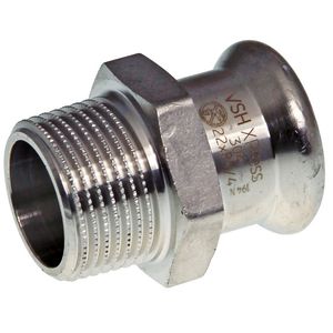 Puntstuk Xpress RVS 304L(1.4301) 54x2" con. bt. R2405