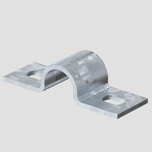 Bevestigingsklem met twee voetjes 16mm staal verzinkt VVE=50