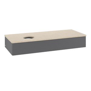 Wastafelonderkast Antao 1200x190x500mm Antr. Matt Lacquer L11113GK