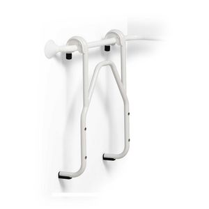 Hangend frame v. douchezitje RVS wit vaste hoogte