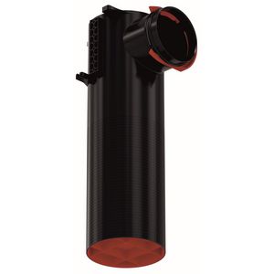 ComfoCase TVA ventielaansluitstuk enkel 90° Ø125mmm / 1xØ90mm RLC l=300mm