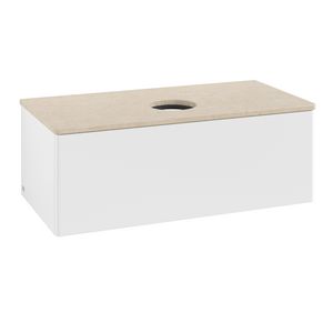 Wastafelonderkast Antao 1000x360x500mm White Matt Lacquer K31013MT