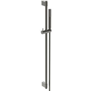 glijstangcomb 90cm 1 straalsoort staafhanddouche magnetic grey (grijs) A