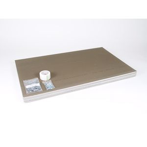 Set a 5st. isolatieplaat 60x100cm dikte=10mm Isoplate (3,0m²)