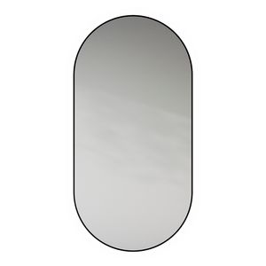 Spiegel Black Line Oval XL black 800x1600mm (horz. en vertic. toepasbaar)