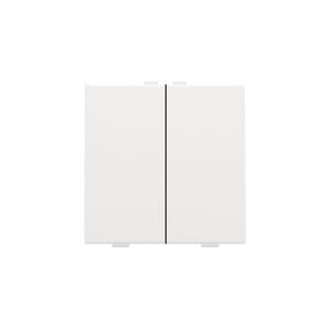 2-voudige drukknop Home Control white coated