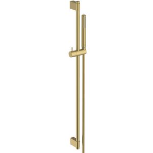 glijstangcomb 90cm 1 straalsoort staafhanddouche brushed gold (mat goudkleurig) A7