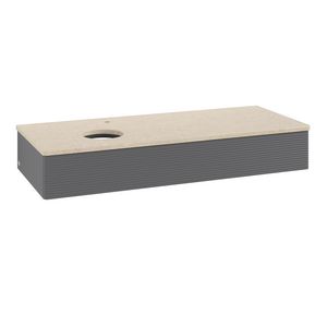 Wastafelonderkast Antao 1200x190x500mm Antr. Matt Lacquer L11153GK