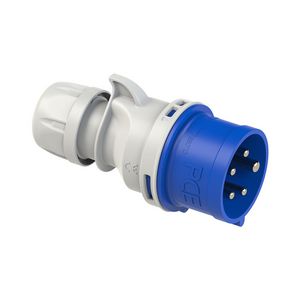 CEE-stekker / contactstop 16A 5p 200-250V 9h blauw IP44 Shark VVE=10