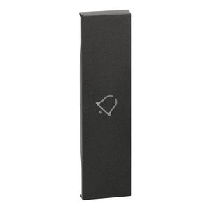 Toets + belsymbool zwart 1 module LivingNow