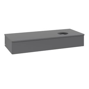 Wastafelonderkast Antao 1200x190x500mm Antr. Matt Lacquer L12010GK