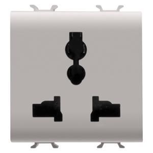 MULTISTANDARD SOCKET- 2P+E-13A/250V ac-15A/127V ac VVE=10