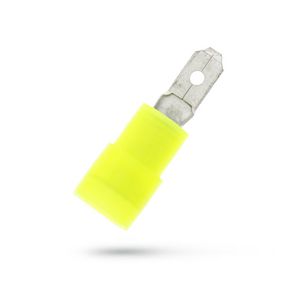 Kist a 100st. geisoleerde vlaksteker 4,8x0,5mm 4-6mm² Nylon