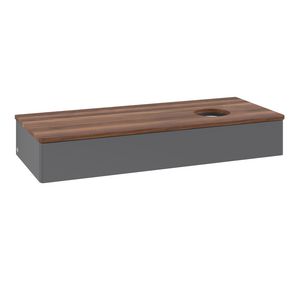 Wastafelonderkast Antao 1200x190x500mm Antr. Matt Lacquer L12012GK