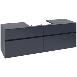Wastafelonderkast Collaro 1600x548x500mm Marine Blue C025B0VQ