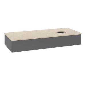 Wastafelonderkast Antao 1200x190x500mm Antr. Matt Lacquer L12013GK