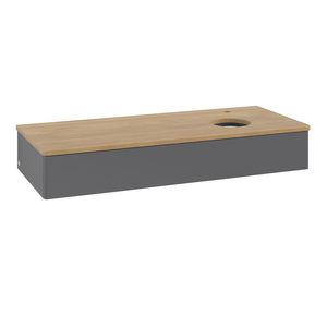 Wastafelonderkast Antao 1200x190x500mm Antr. Matt Lacquer L12051GK