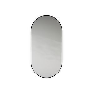 Spiegel Black Line Oval XL black 600x1200mm (horz. en vertic. toepasbaar)