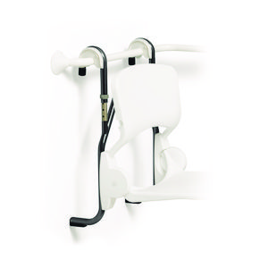 Hangend frame v.douchezitje RVS antrasiet hoogte verstelling 100mm