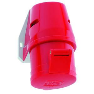 Wandcontactdoos 6h 32A 5P 400V IP44 QC Opb VVE=10